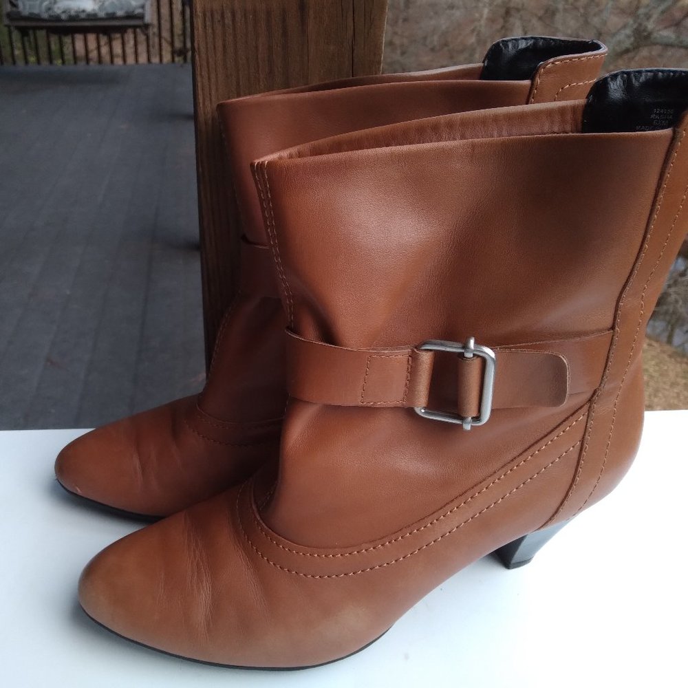Michael's ankle boots Leather size 6.5 M brown